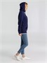 Толстовка с капюшоном унисекс Hoodie, темно-синяя 1975903498