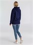 Толстовка с капюшоном унисекс Hoodie, темно-синяя 1975903498