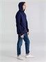 Толстовка с капюшоном унисекс Hoodie, темно-синяя 1975903498