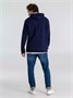 Толстовка с капюшоном унисекс Hoodie, темно-синяя 1975903498