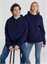 Толстовка с капюшоном унисекс Hoodie, темно-синяя 1975903498