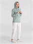 Толстовка с капюшоном унисекс Hoodie, серо-зеленая 1087427819