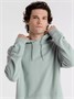Толстовка с капюшоном унисекс Hoodie, серо-зеленая 1087427819
