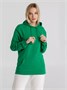 Толстовка с капюшоном унисекс Hoodie, зеленая 630131489