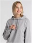 Толстовка с капюшоном унисекс Hoodie, серый меланж 666400089
