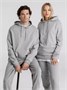 Толстовка с капюшоном унисекс Hoodie, серый меланж 666400089