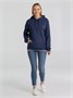 Толстовка с капюшоном унисекс Hoodie, синий меланж 1919261320