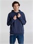 Толстовка с капюшоном унисекс Hoodie, синий меланж 1919261320