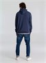 Толстовка с капюшоном унисекс Hoodie, синий меланж 1919261320