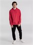 Толстовка с капюшоном унисекс Hoodie, красный меланж 822062779