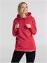 Толстовка с капюшоном унисекс Hoodie, красный меланж 822062779
