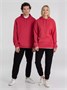 Толстовка с капюшоном унисекс Hoodie, красный меланж 822062779