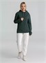 Толстовка с капюшоном унисекс Hoodie, темно-зеленый меланж 712084569