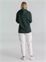 Толстовка с капюшоном унисекс Hoodie, темно-зеленый меланж 712084569