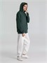 Толстовка с капюшоном унисекс Hoodie, темно-зеленый меланж 712084569