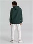 Толстовка с капюшоном унисекс Hoodie, темно-зеленый меланж 712084569