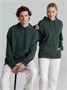 Толстовка с капюшоном унисекс Hoodie, темно-зеленый меланж 712084569