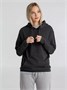 Толстовка с капюшоном унисекс Hoodie, серый меланж (антрацит) 1667047584