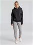 Толстовка с капюшоном унисекс Hoodie, серый меланж (антрацит) 1667047584