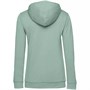 Толстовка с капюшоном женская Hoodie, серо-зеленая 1969392692