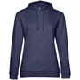 Толстовка с капюшоном женская Hoodie, синий меланж 157924251