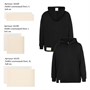 Толстовка с капюшоном женская Hoodie, синий меланж 157924251