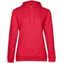 Толстовка с капюшоном женская Hoodie, красный меланж 1294843481