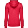 Толстовка с капюшоном женская Hoodie, красный меланж 1294843481