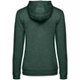 Толстовка с капюшоном женская Hoodie, темно-зеленый меланж 738614418