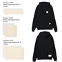 Толстовка Hooded, серый меланж 259680098