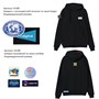 Толстовка Hooded, серый меланж 259680098