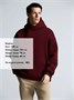 Худи Kulonga Oversize, бордовое 26490589