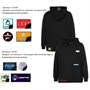Толстовка с капюшоном женская Queen, темно-серый меланж 879196149