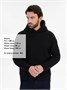 Худи оверсайз унисекс Snuggie, черное 1986430329