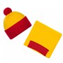 Шарф Snappy, желтый с красным 893014885
