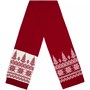 Шарф Elnik, красный с молочно-белым 1731570805