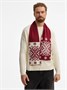 Шарф Wintertude M, красный с белым 479361353
