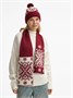 Шарф Wintertude M, красный с белым 479361353