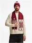 Шарф Wintertude M, красный с белым 479361353