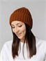 Шапка Uni, коричневая (терракота) 2010844222