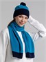 Шапка Snappy, бирюзовая с синим 1995726726
