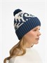 Шапка Wintertude, синяя с белым 1879879919
