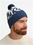 Шапка Wintertude, синяя с белым 1879879919