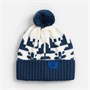 Шапка Wintertude, синяя с белым 1879879919