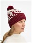 Шапка Wintertude, красная с белым 1462734468