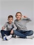 Свитшот детский Toima Kids 2.0, серый меланж 183486033