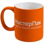 Кружка Promo Soft с покрытием софт-тач, оранжевая 1551459885