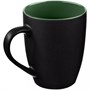 Кружка Bright Tulip, матовая, черная с зеленым 820386568