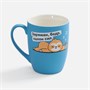 Кружка Good Morning с покрытием софт-тач, ver.2, голубая 760118224