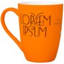 Кружка Good Morning с покрытием софт-тач, ver.2, оранжевая 827786739